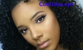 Blue/Purple eye shadow: Fun Spring look