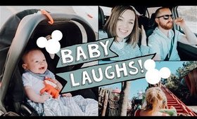 Baby Laughs at Disneyland (Weekly Vlog) | Brylan and Lisa
