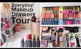 Everyday Makeup + Testing Drawer Tour | Bailey B.