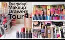 Everyday Makeup + Testing Drawer Tour | Bailey B.
