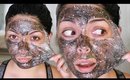 NEW GLAMGLOW #GLITTERMASK GRAVITY MUD FACE MASK REVIEW AND TUTORIAL | SCCASTANEDA