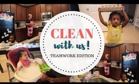 CLEAN With US! // Mommy & Toddler Edition // #SAHM