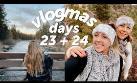 DNA test, Last minute Christmas shopping, & Exploring the river with my mom! Vlogmas 23+24, 2019