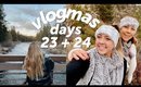 DNA test, Last minute Christmas shopping, & Exploring the river with my mom! Vlogmas 23+24, 2019