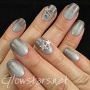 Gelish Gradient using the Big Chill and Snowflakes & Skyscrapers