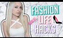 FASHION LIFE HACKS | EASY FIXES