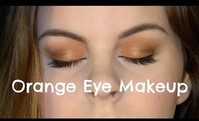 Wearable Orange Eyeshadow Tutorial