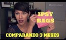 Ipsy de Verano. Comparación de Bolsitas! July, Aug, Sept 2014