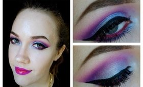 Wicked Wednesday: Edgy Hot Pink + Ombre Lip