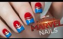 Captain Marvel Nails | NailsByErin
