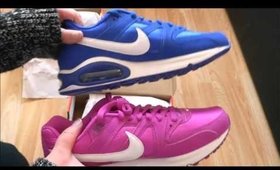 Nike Air Max Command Violet and Blue & White Unboxing & On Feet