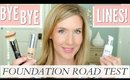Healthy Skin Foundation | IT COSMETICS Bye Bye Lines Foundation + Serum Review | ROAD TEST