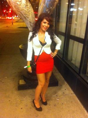 Coming back from a hair show after party in Baltimore, MD.