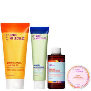 Good Molecules Double Cleanse, Tone, Moisturize