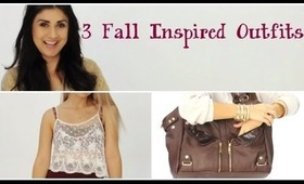 3 Fall Inspired Outfits ♡ -cdiorme