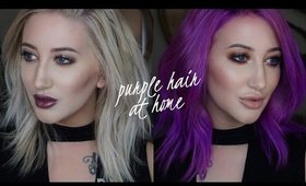 How To | Purple Hair at Home!!!