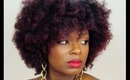 Big Red Afro: Natural Hair (Fake Blowout)