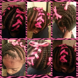 cute protective style for the little ones