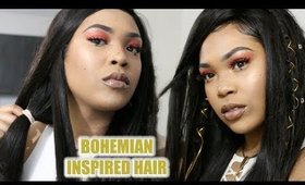 QUICK & EASY Bohemian Inspired Hairstyle