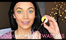 NEW Colourpop BRIGHT + BOLD LIVE SWATCHES!