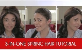 3 in 1 Spring Hair Tutorials