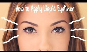 How to Apply Liquid Eyeliner for Beginners