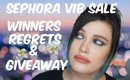 Sephora VIB Sale 2017 Recommendations, Regrets and Giveaway