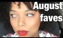 AUGUST FAVORITES 2018 | Natural Hair Skincare Makeup Netflix | MelissaQ