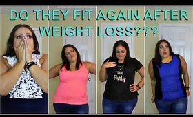 TRYING ON CLOTHES THAT HAVE BEEN PACKED AWAY FOR 4 YEARS |WILL IT FIT | PLUS SIZE FASHION