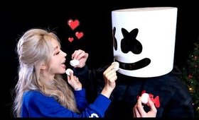 Marshmello ruining Wengie's life hacks for 10 minutes straight