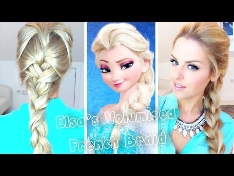 Volumised French Braid Hair Tutorial ~ Frozen Elsa, Imogen Foxy Locks  Video