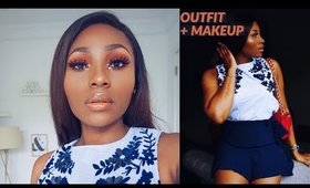 CASUAL GET READY WITH ME ( SUMMER GLOW) | CHATTY GRWM | DIMMA UMEH