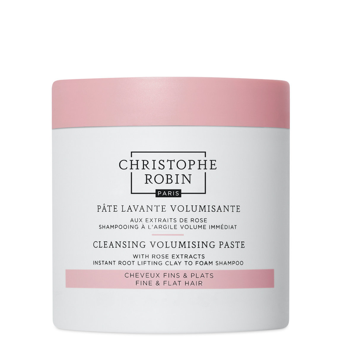 Christophe Robin Cleansing Volumizing Paste with Pure Rassoul Clay and Rose Extracts 250 ml alternative view 1 - product swatch.