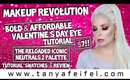 Makeup Revolution Reloaded Iconic Neutrals 2 | Bold & Affordable VDay Tutorial | Tanya Feifel