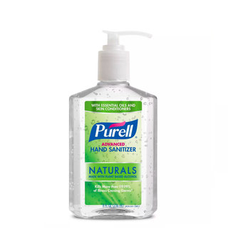 Purell Advanced Hand Sanitizer Naturals with Plant Based Alcohol Pump Bottle