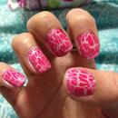 Pretty in Pink Crackle