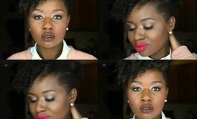 Jeffree Star Masochist and Dominatrix Swatches on Black Woman