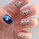 Cookie Monster nails