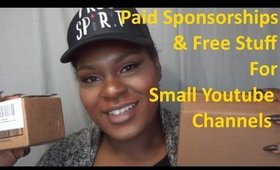 How to Get Paid Sponsorships & Free Stuff Without A lot of Subscribers!!! | Jessibaby901