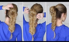 How to: Fishtail Ponytail | Hair Tutorial for Beginners