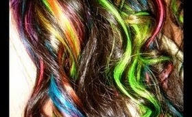 My Rainbow Hair & How I Style It!!