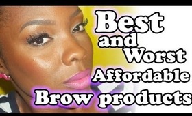 Best and worst drugstore brow products!