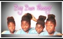 Big Bun theory!(4 Bun Styles)