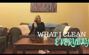What I Clean Everyday | Daily Cleaning Routine | Speed Cleaning Motivation