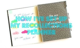 How I've set up my Recollections horizontal planner