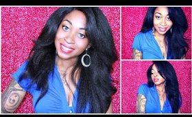 Model Model Jinni Wig Review | Natural Hair Kinky Straight Look For Less! | SamoreLoveTV