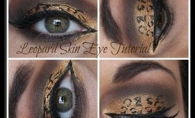 Easy Leopard Print Eye Makeup Tutorial. | Facesbygrace23