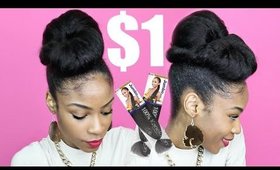 Protective Styles with Kanekalon Hair► Twisted Updo