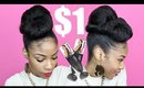 Protective Styles with Kanekalon Hair► Twisted Updo