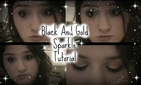 Black And Gold Smoky Eye Tutorial